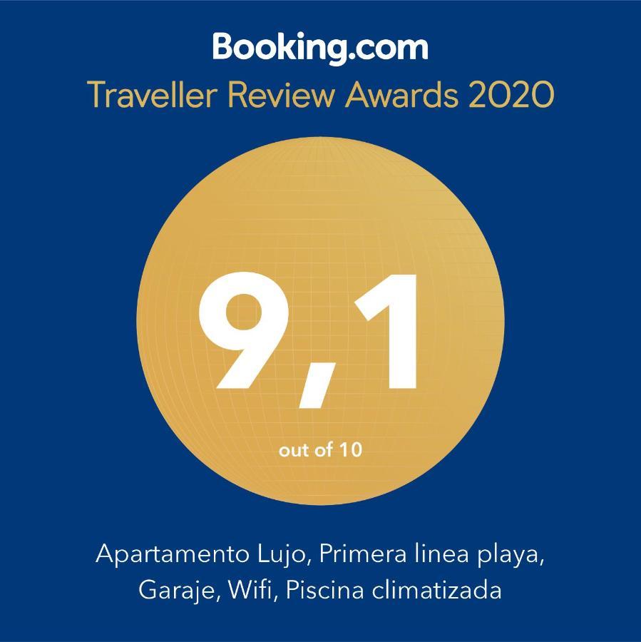 Apartamento Lujo, Primera Linea Playa, Garaje, Wifi, Piscina Climatizada Рокетас-де-Мар Экстерьер фото