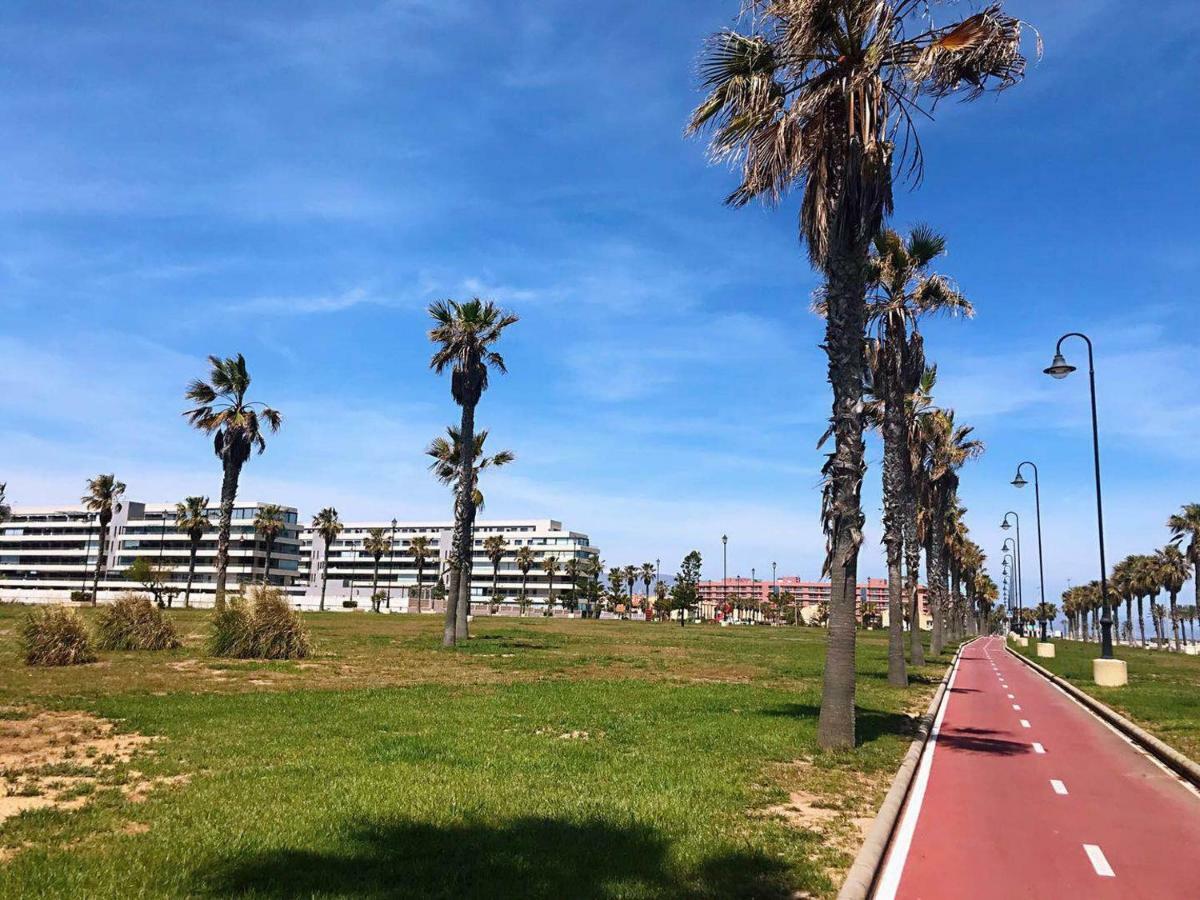 Apartamento Lujo, Primera Linea Playa, Garaje, Wifi, Piscina Climatizada Рокетас-де-Мар Экстерьер фото